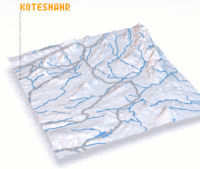 3d view of Kote Shahr