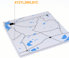 3d view of Kyzylzhuldyz