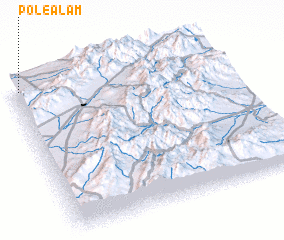 3d view of Pol-e ‘Alam