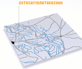 3d view of Goth Saiyid Matāra Shāh