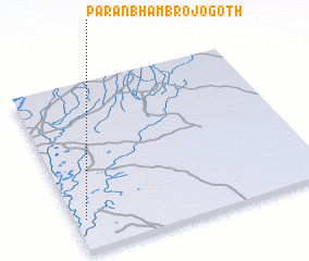 3d view of Pāran Bhambro jo Goth