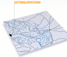 3d view of Goth Hāji Pīr Shāh