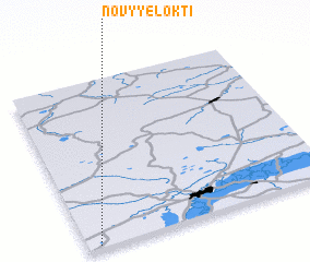 3d view of Novyye Lokti