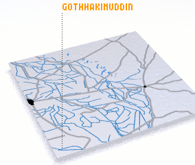 3d view of Goth Hakīmuddin