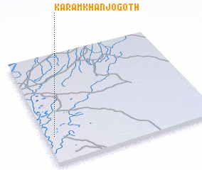 3d view of Karam Khān jo Goth