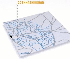 3d view of Goth Hāshim Khān