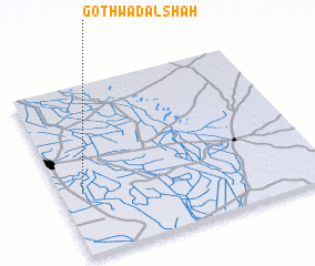 3d view of Goth Wadal Shāh