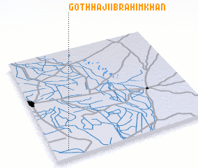 3d view of Goth Hāji Ibrāhīm Khān