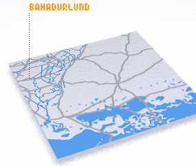 3d view of Bahādur Lund