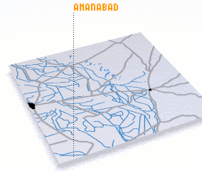 3d view of Amanābād