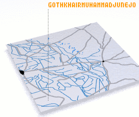 3d view of Goth Khair Muhammad Junejo