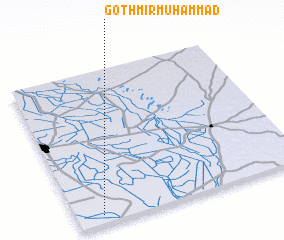 3d view of Goth Mīr Muhammad