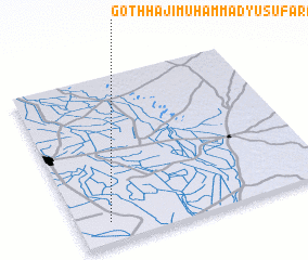 3d view of Goth Hāji Muhammad Yūsuf Arāīn