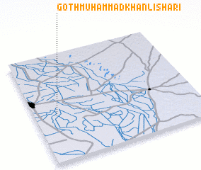 3d view of Goth Muhammad Khān Lishāri