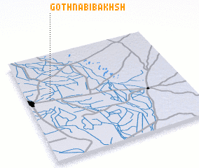 3d view of Goth Nabi Bakhsh