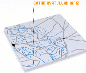 3d view of Goth Ināyatullah Hāfiz