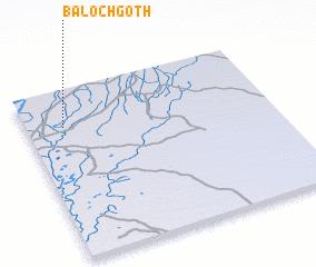 3d view of Baloch Goth