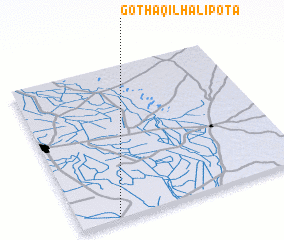 3d view of Goth Āqil Hālīpota