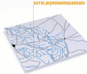 3d view of Goth Lāiq Muhammad Amdāni