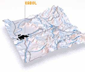 3d view of Kābol