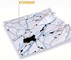 3d view of Kyzkuduk