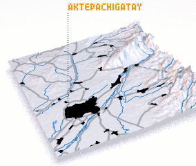 3d view of Aktepa-Chigatay