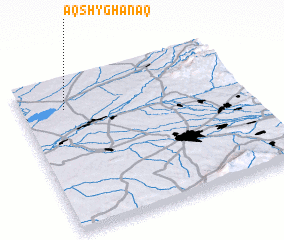 3d view of Aqshyghanaq