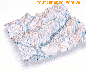 3d view of Towtamdarreh-ye ‘Olyā