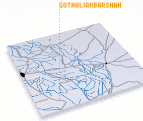 3d view of Goth Ali Akbar Shāh