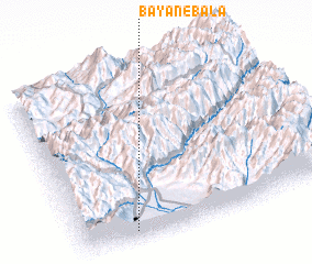 3d view of Bāyān-e Bālā