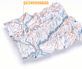 3d view of Qeshnehābād