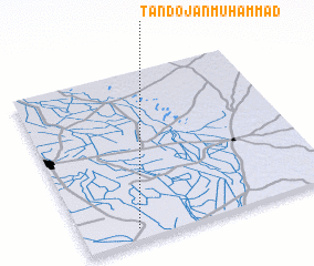 3d view of Tando Jān Muhammad