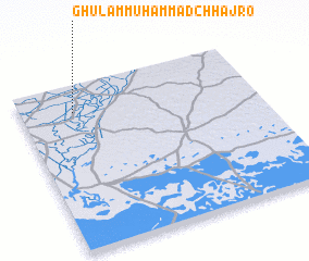 3d view of Ghulām Muhammad Chhajro