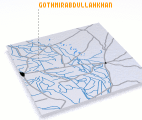 3d view of Goth Mīr Abdullāh Khān