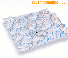 3d view of Sultān Muhammad Mill