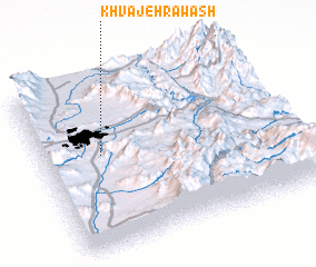 3d view of Khvājeh Rawāsh