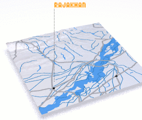 3d view of Rāja Khān