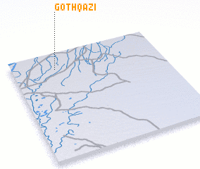 3d view of Goth Qāzi