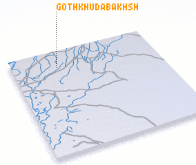 3d view of Goth Khuda Bakhsh