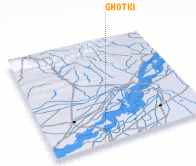 3d view of Ghotki