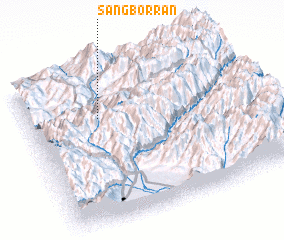 3d view of Sangborrān