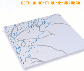 3d view of Goth Lakhe Mithal Mir Muhammad