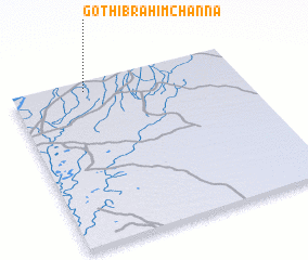 3d view of Goth Ibrāhīm Channa