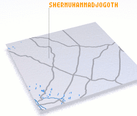 3d view of Sher Muhammad jo Goth