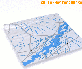 3d view of Ghulām Mostafa Khosa