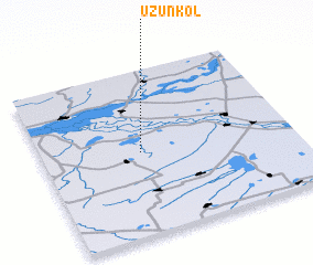 3d view of Uzunkol\