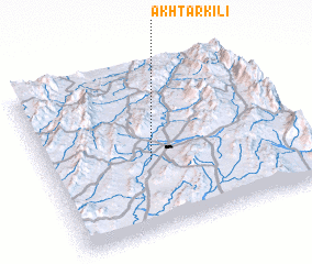 3d view of Akhtar Kili