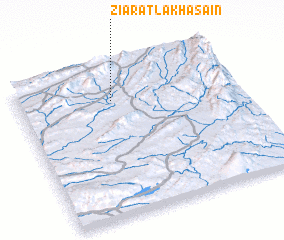 3d view of Ziārat Lākha Sāin