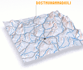 3d view of Dost Muhammad Kili