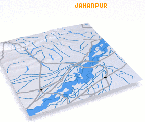 3d view of Jahānpur